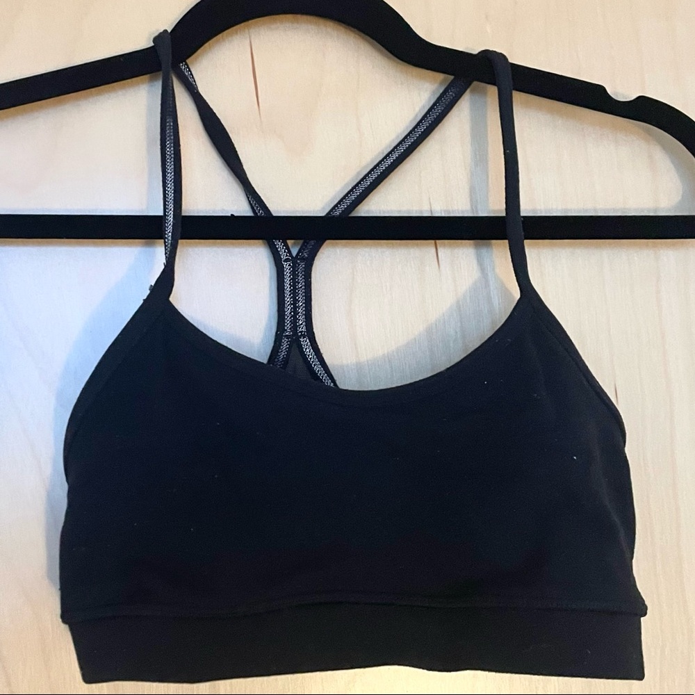 Lulu lemon black racerback sports bra